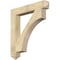 Ekena Millwork Westlake Arts & Crafts Rough Sawn Bracket, Douglas Fir, 6"W x 40"D x 44"H BKT06X40X44WTL03RDF - alternate 1